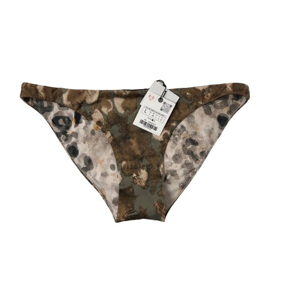 Zara Reversible Camouflage Bikini Bottom - Picture 2 of 4
